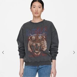 ANINE BING Tiger Sweatshirt